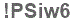 The text to enter in the texbox below is: !PSiw6