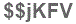 The text to enter in the texbox below is: $$jKFV