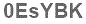 The text to enter in the texbox below is: 0EsYBK