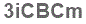 The text to enter in the texbox below is: 3iCBCm