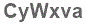The text to enter in the texbox below is: CyWxva