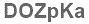 The text to enter in the texbox below is: DOZpKa