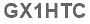 The text to enter in the texbox below is: GX1HTC