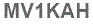 The text to enter in the texbox below is: MV1KAH