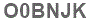 The text to enter in the texbox below is: O0BNJK