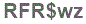 The text to enter in the texbox below is: RFR$wz
