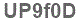 The text to enter in the texbox below is: UP9f0D