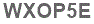 The text to enter in the texbox below is: WXOP5E