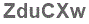 The text to enter in the texbox below is: ZduCXw