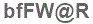 The text to enter in the texbox below is: bfFW@R