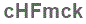 The text to enter in the texbox below is: cHFmck