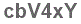 The text to enter in the texbox below is: cbV4xY