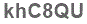 The text to enter in the texbox below is: khC8QU