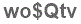 The text to enter in the texbox below is: wo$Qtv