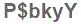 The text to enter in the texbox below is: P$bkyY