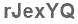 The text to enter in the texbox below is: rJexYQ