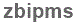 The text to enter in the texbox below is: zbipms